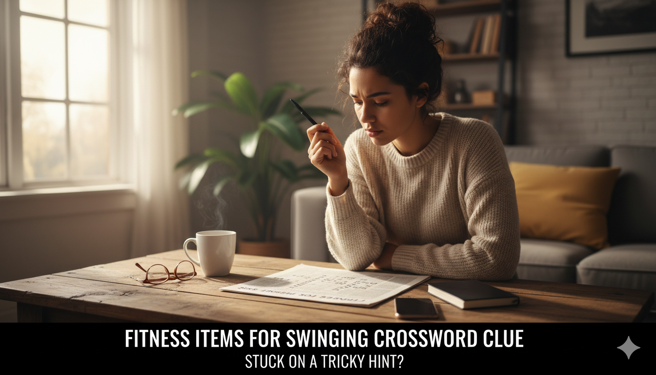 Fitness Items for Swinging Crossword Clue Top Answer & Tips